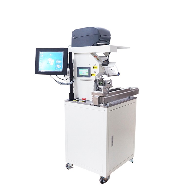 WL-430PGK 立式线材对折贴标机-带工控