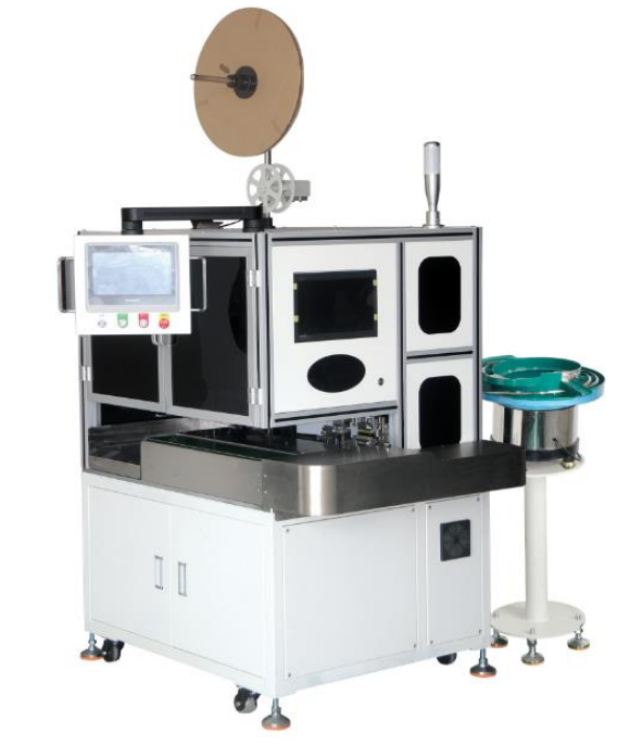 WL-HCJK002护套线打端穿胶壳机（带罩）