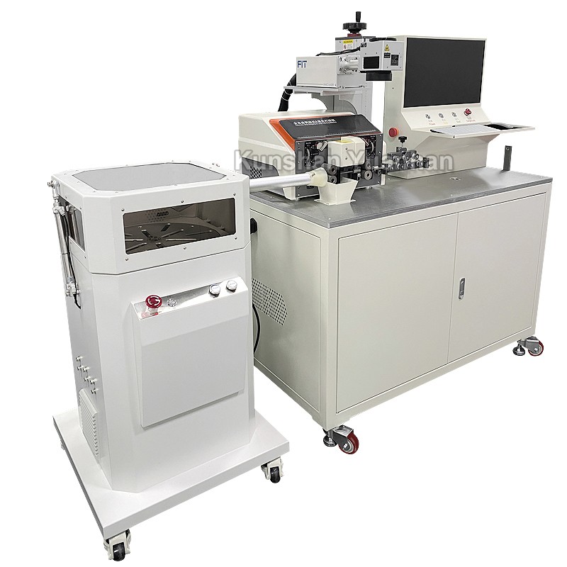 WL-820SJ全自动裁线剥皮激光打码机