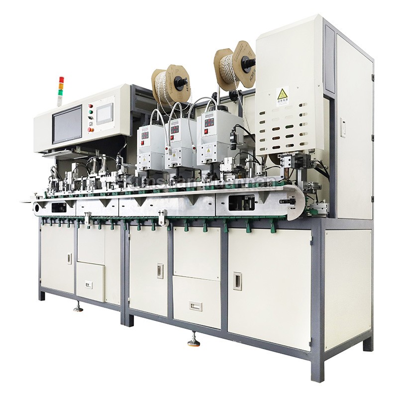 WL-580WD自动电源线剥皮压接穿护套机